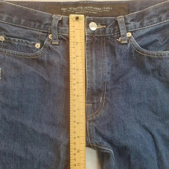 NHIZ Izzue Neighborhood Slim Straight Denim Jeans Hong Kong Tokyo Jeans Sz 30x29 - Picture 6 of 16